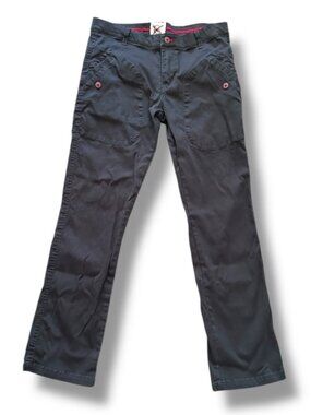 Vintage Y2K Chor Navy Blue Textured Utility Pants Women's Size 34 Grunge 2000s